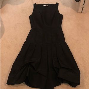 Black Oscar de la Renta dress